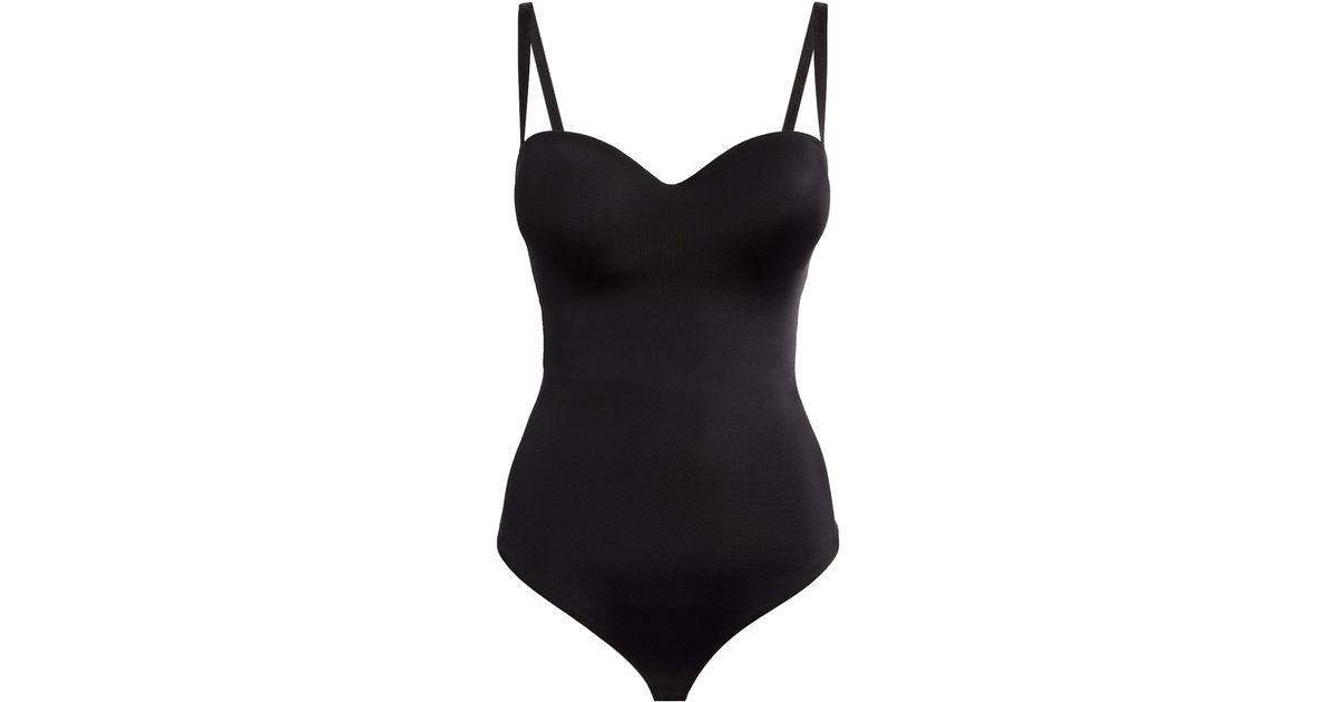 Wolford Mat De Luxe Form Bodysuit in Black | Lyst