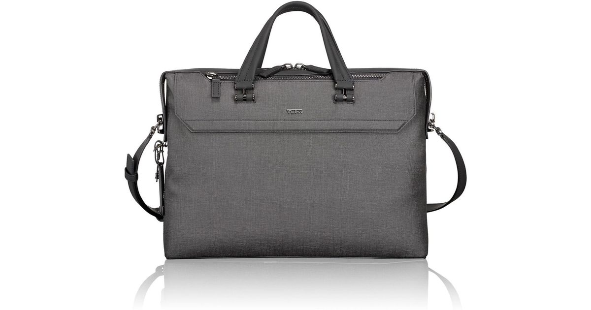 Tumi Ashton Gates Slim Briefcase in Grey (Grey) for Men Lyst Canada