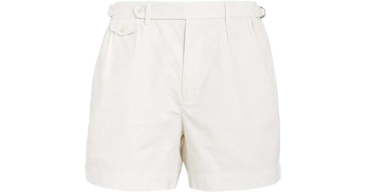 Polo Ralph Lauren Cotton Tennis Shorts in White for Men Lyst UK