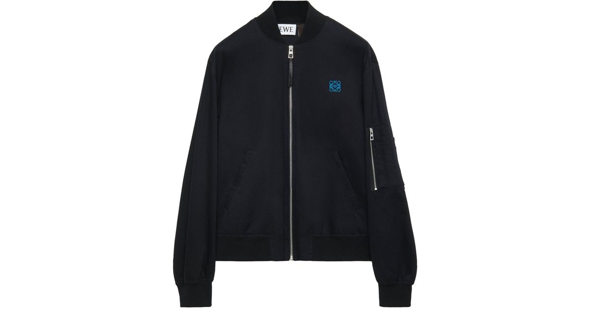 Loewe X Paula's Ibiza Bomber Jacket in Black for Men | Lyst Canada