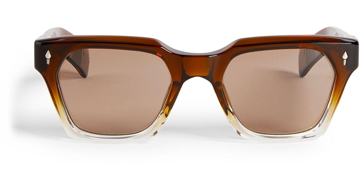 Jacques Marie Mage Last Frontier Sterett Square Sunglasses in