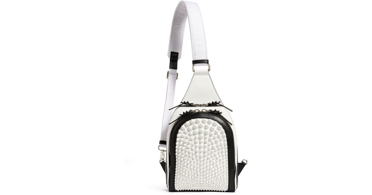 Christian Louboutin Loubifunk White Leather Sling Bag Crossbody Bag Christian Louboutin White Bag Christian  main image 2