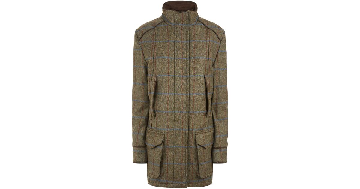 James Purdey & Sons Tweed Field Coat in Green - Lyst