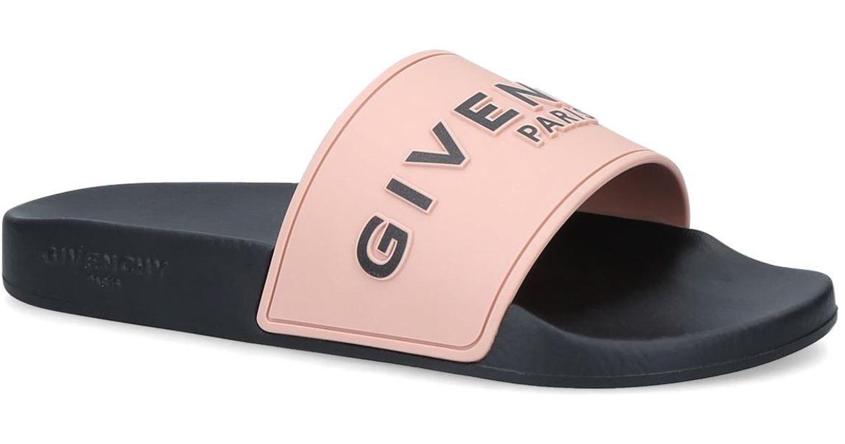 fig pink givenchy slides