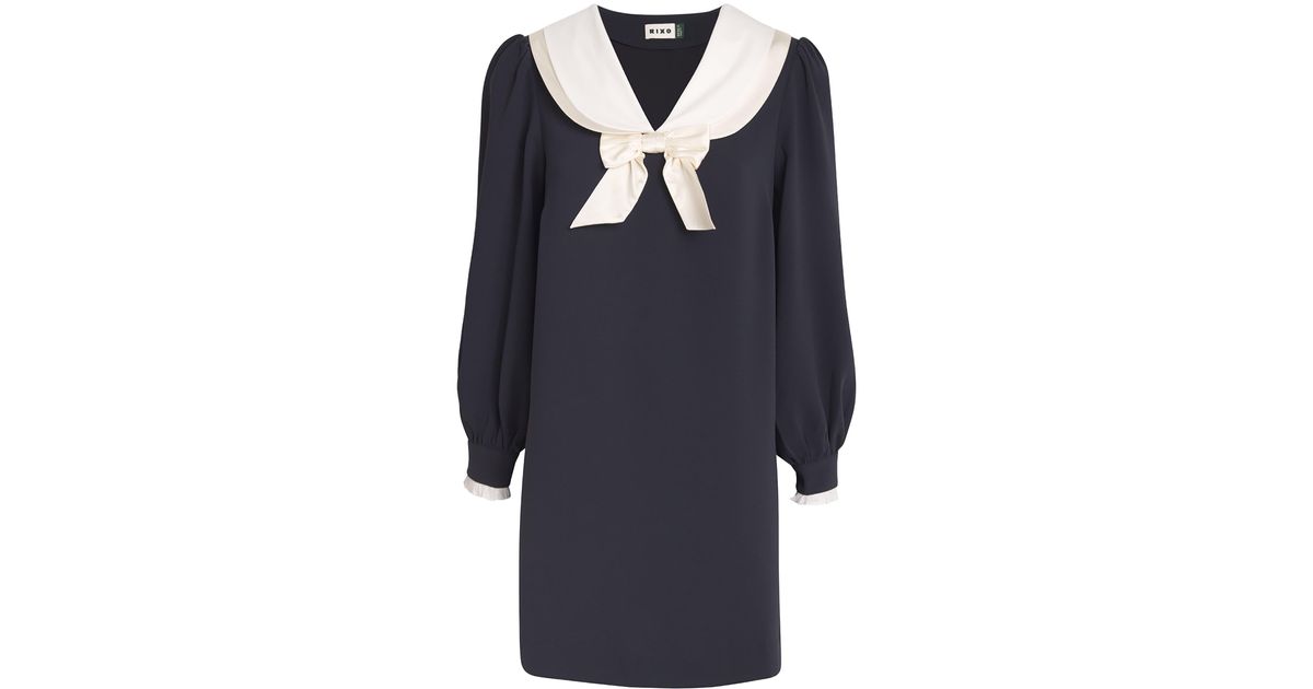 halina mini dress Buy Rixo Halina Mini Dress - Blue At 30% Off