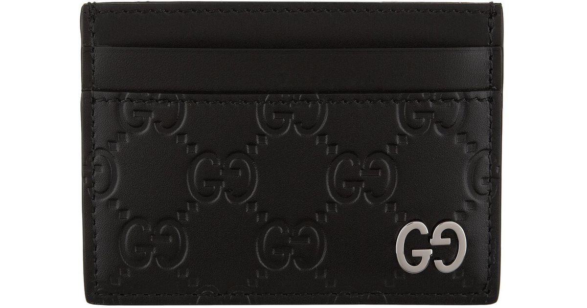 gucci card wallet mens