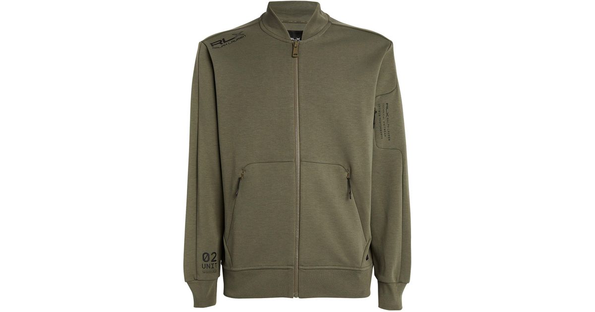 RLX Ralph Lauren Waterresistant Bomber Jacket in Green for Men Lyst