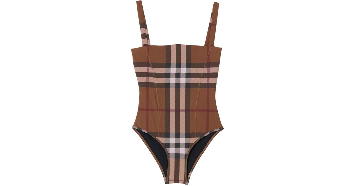 Burberry swimsuit clearance womens