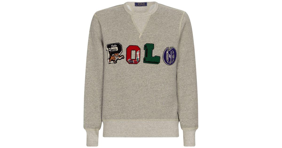 polo graphic sweater