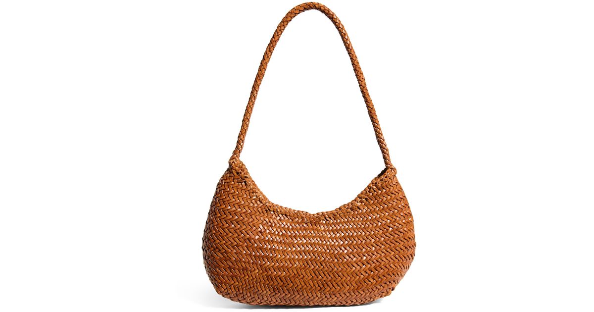 Dragon Diffusion Leather Nova Luna Shoulder Bag in Brown | Lyst