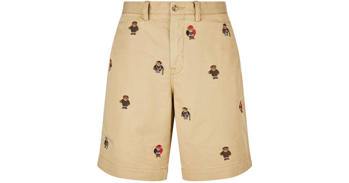polo shorts with bear
