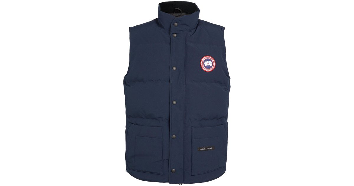 Canada Goose Goose Freestyle Crew Gilet in Navy (Blue) for Men - Lyst