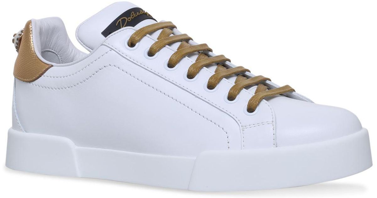 dolce gabbana pearl sneakers