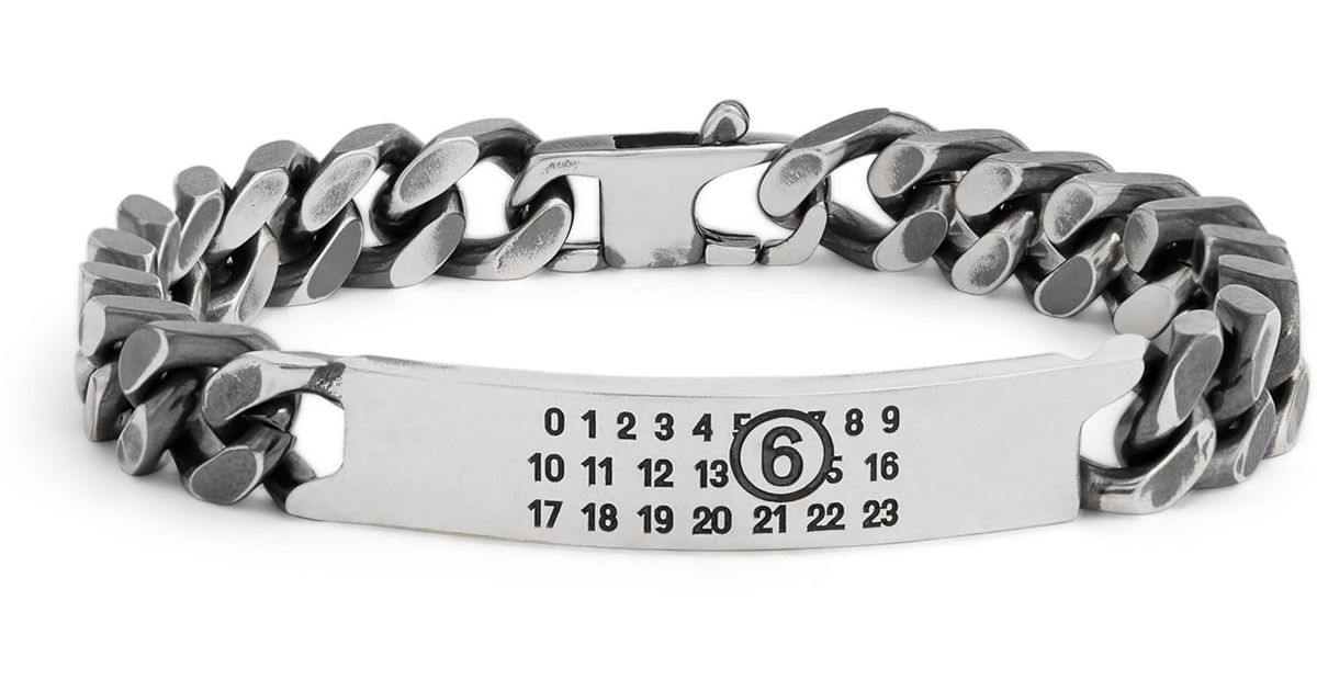 ブレスレット MM6 Maison Margiela NUMERIC LOGO BRACELET MM6 Maison Margiela: Gold Numeric Minimal Signature Bracelet
