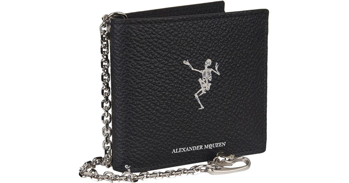 alexander mcqueen skeleton wallet