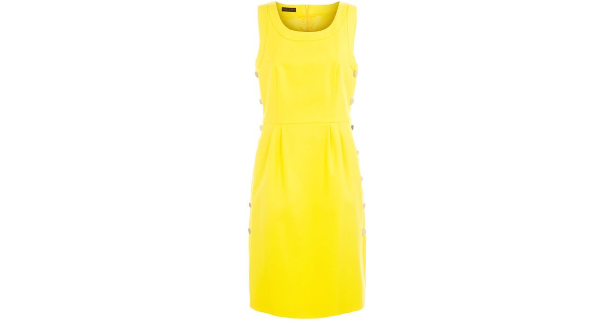escada yellow dress