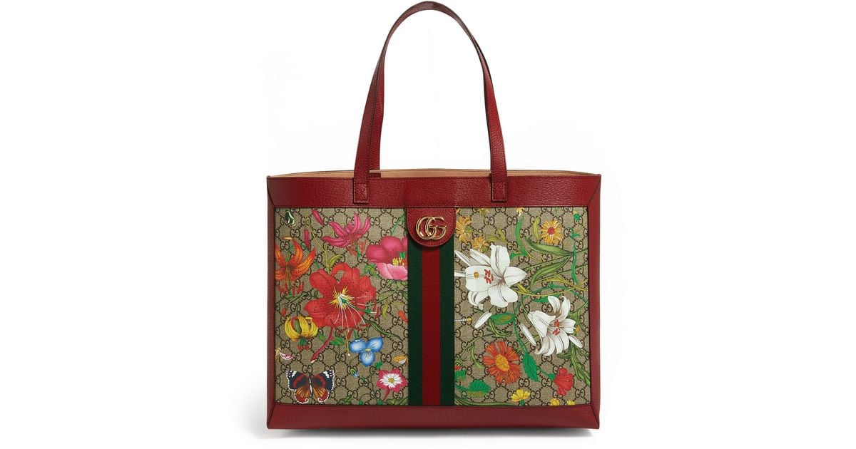 Ophidia gg flora medium tote best sale
