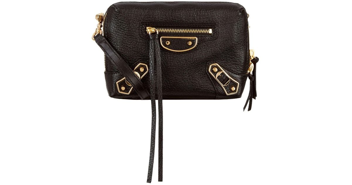 Lyst Balenciaga Reporter Cross Body Bag In Black