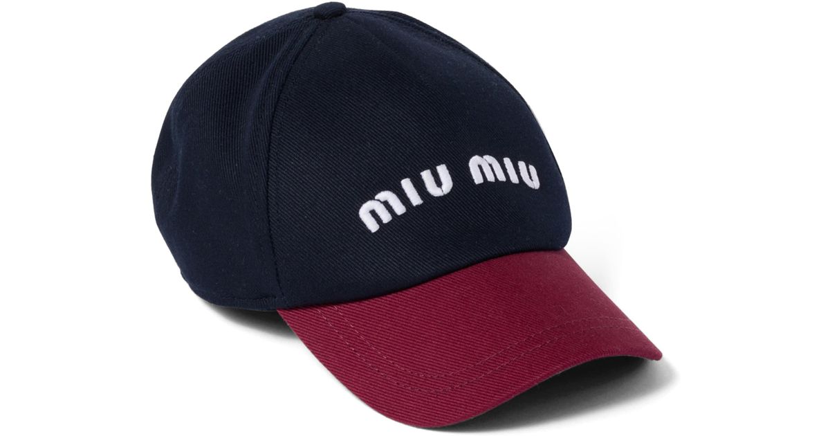 MIUMIU BASEBALL CAP STYLE 90