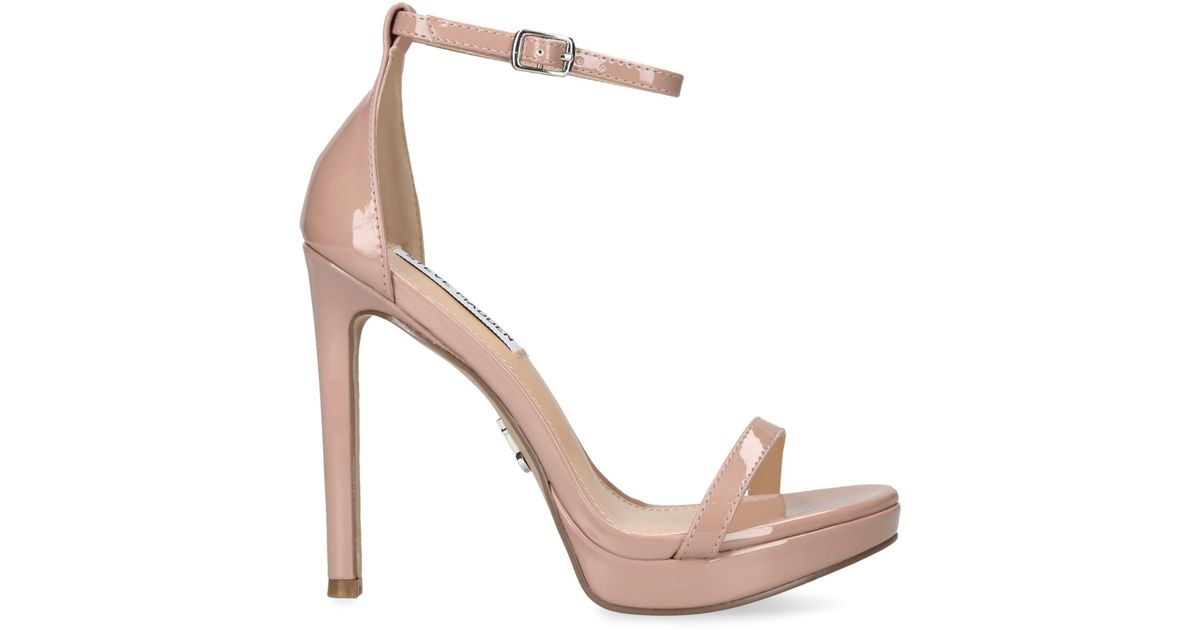 Steve Madden Faux Leather Milano Sandals 115 in Pink | Lyst