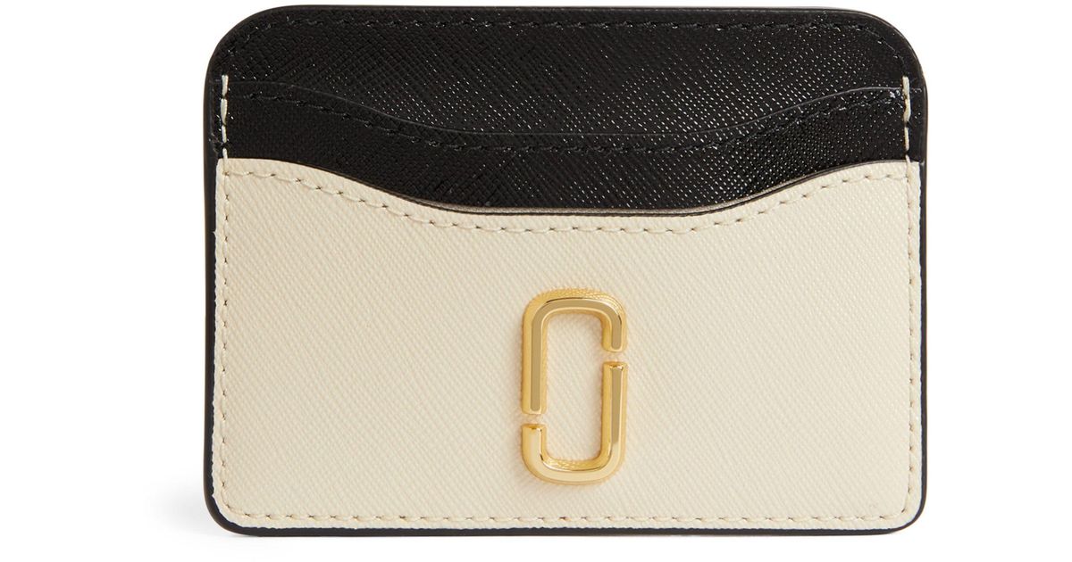 Marc Jacobs The Leather Snapshot Card Holder in Black Lyst