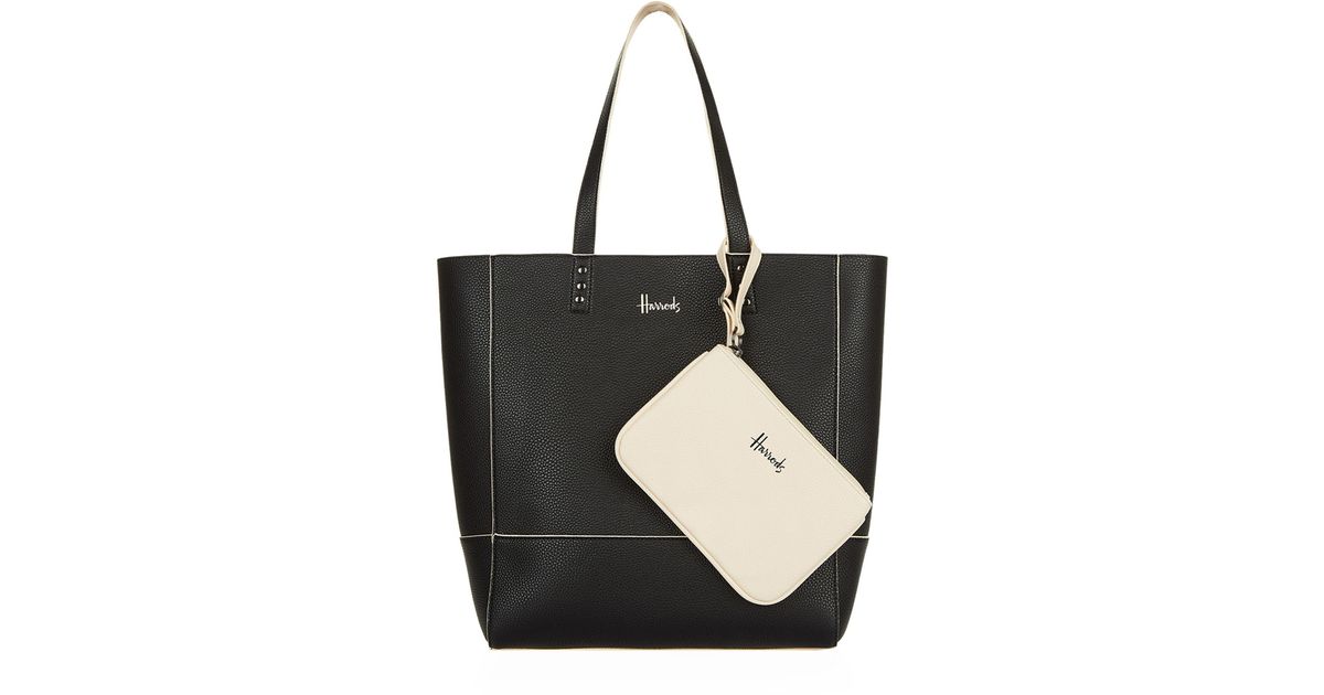 black reversible tote bag