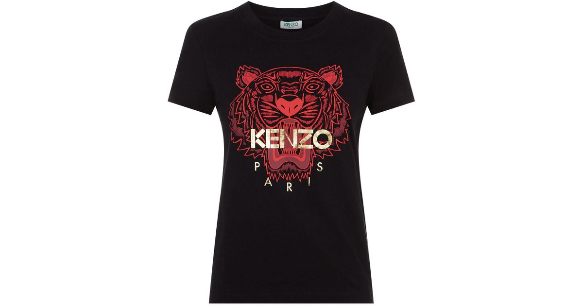 KENZO Cotton Chinese New Year Tiger T-shirt in Black - Lyst