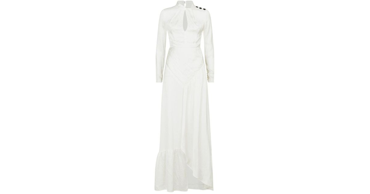 self portrait twist neck dress