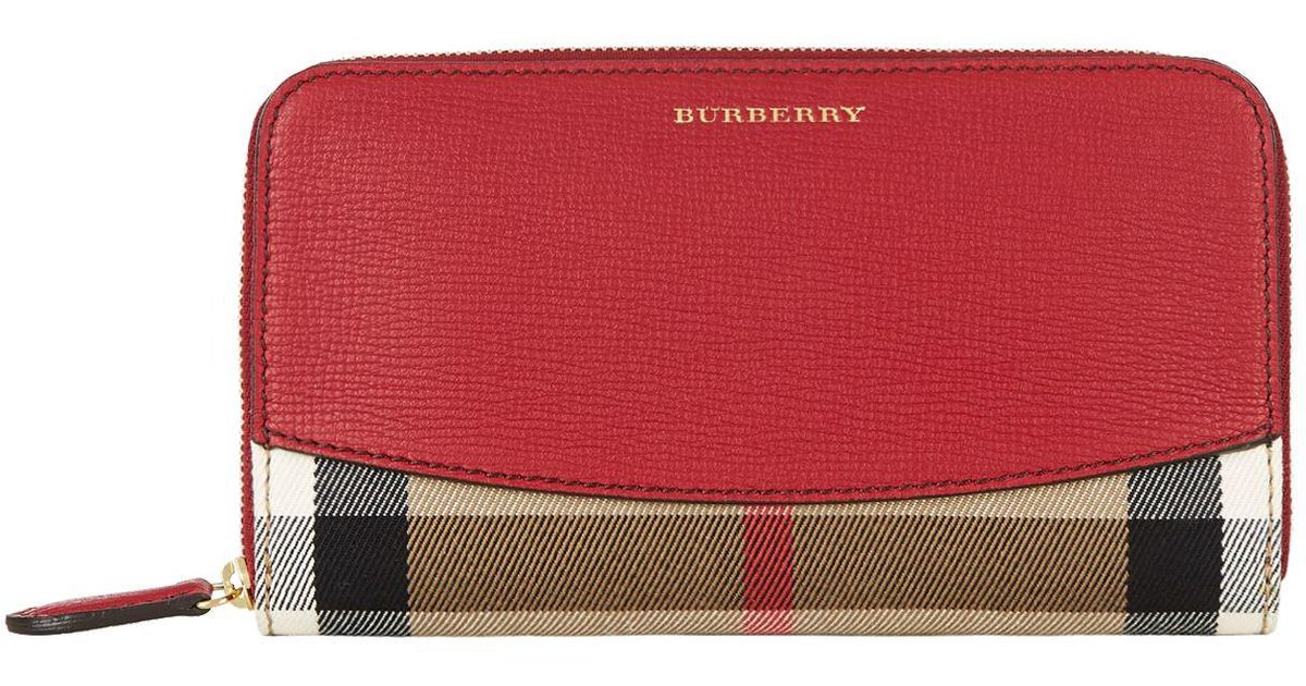 burberry elmore zip around wallet