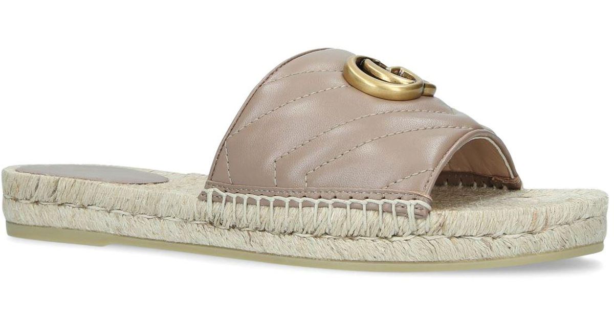 gucci espadrille slides