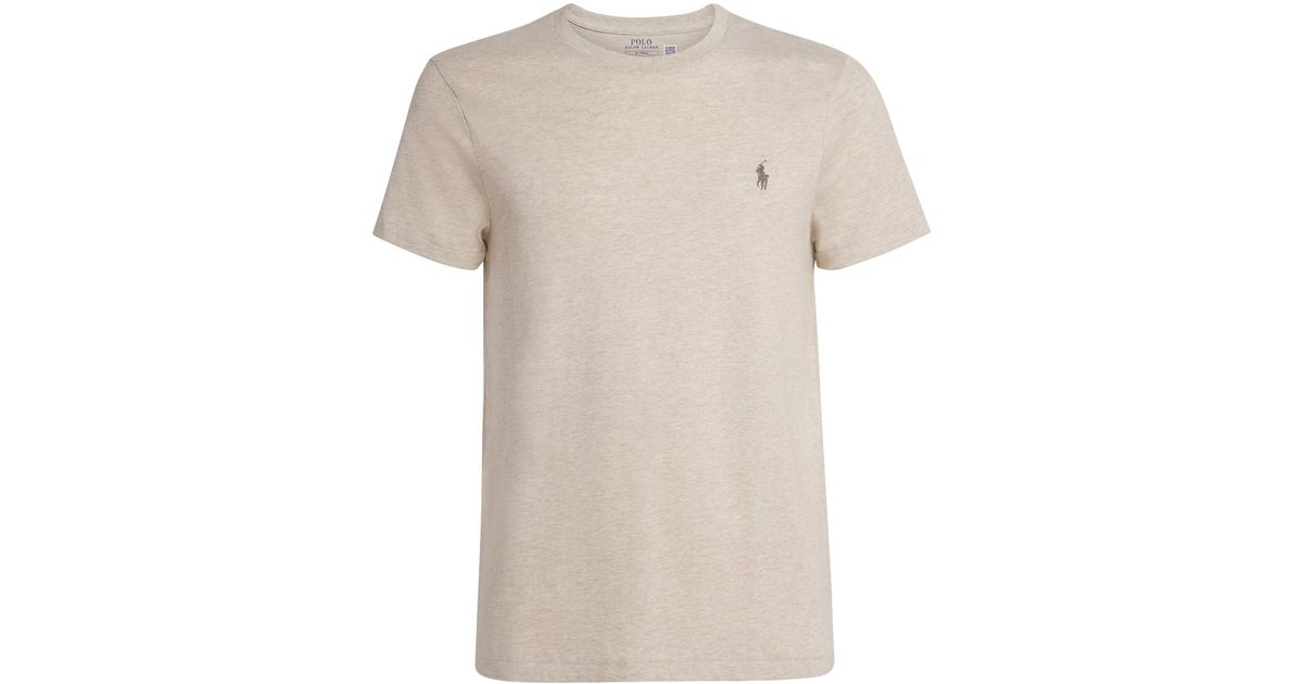 Polo Ralph Lauren Cotton Polo Pony T-Shirt in White for Men | Lyst