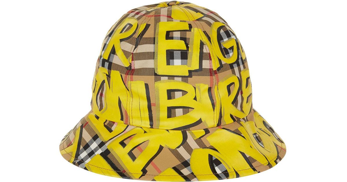 burberry graffiti cap