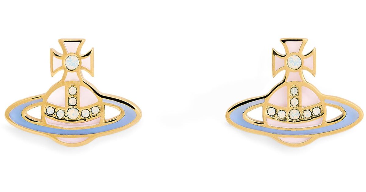 Vivienne Westwood Concetta Bas Relief Earrings in Natural | Lyst