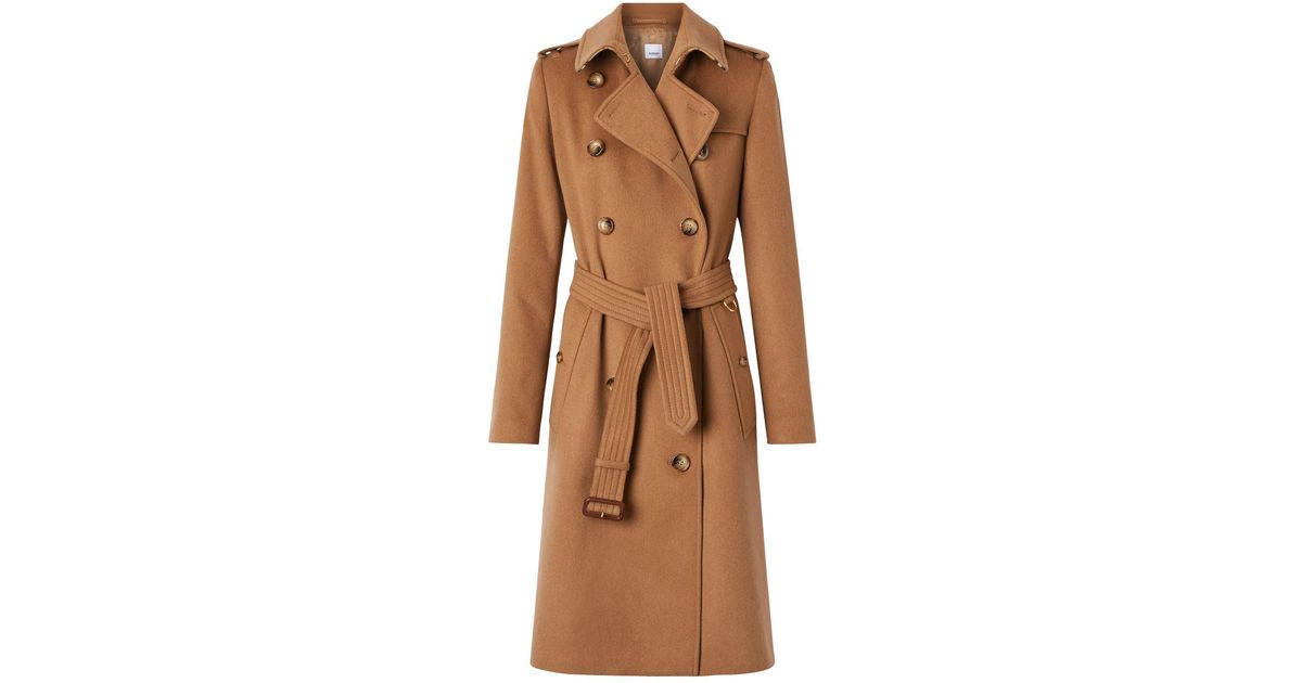 burberry regenerated cashmere trench coat