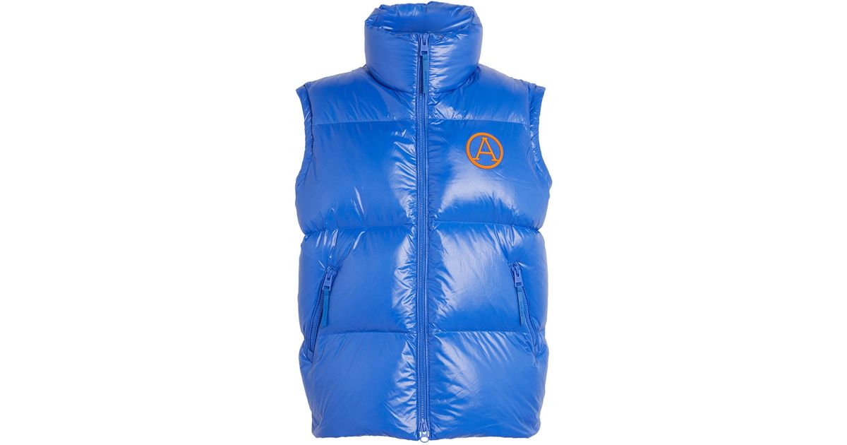 ARCTIC ARMY Down Puffer Gilet in Blue for Men Lyst