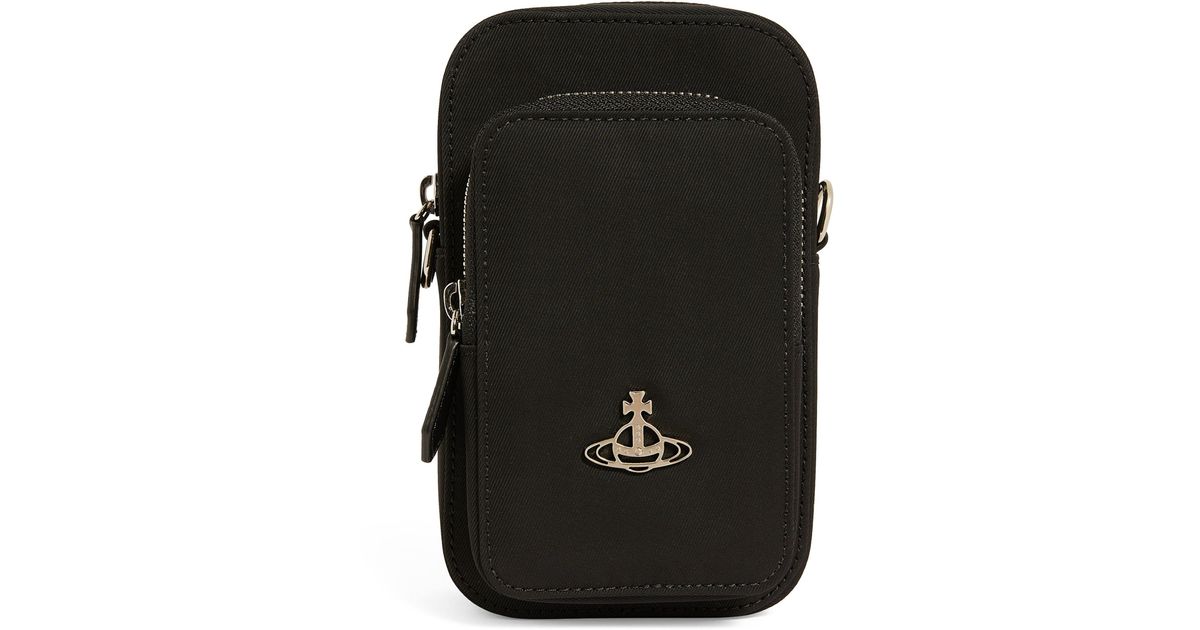 Vivienne Westwood Recycled Nylon Crossbody Bag in Black for Men Lyst