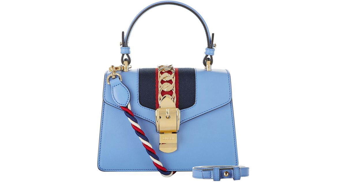 Gucci Leather Mini Sylvie Shoulder Bag 