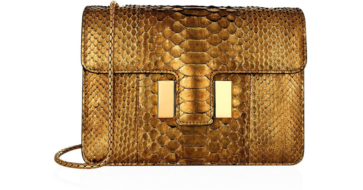 tom ford gold clutch