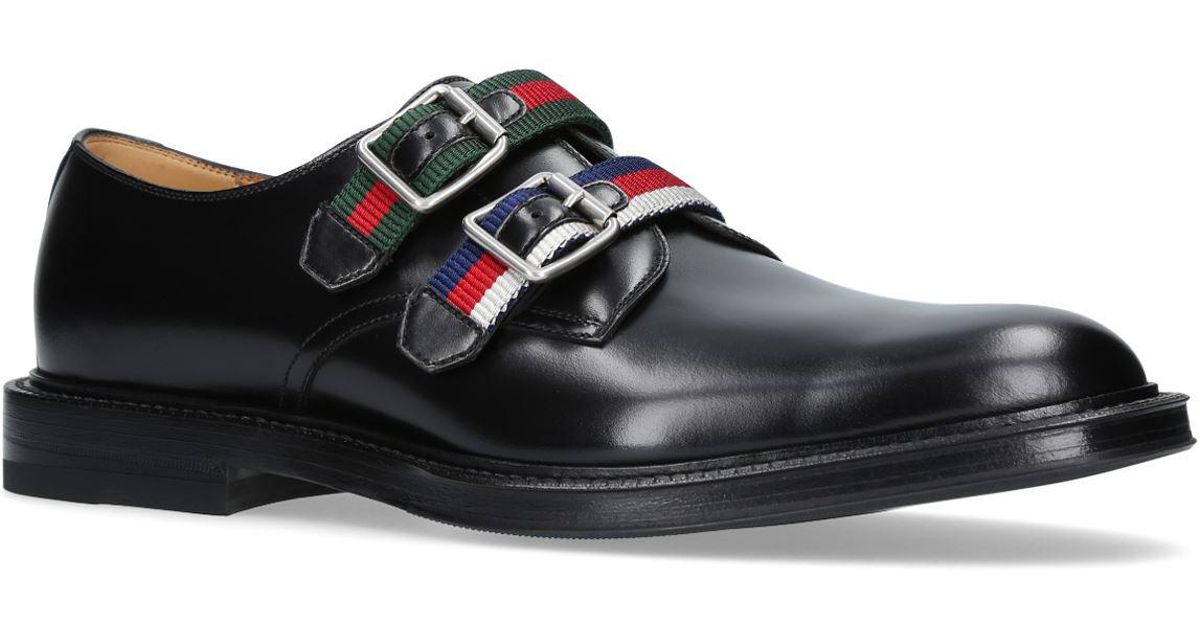 gucci monk strap shoes