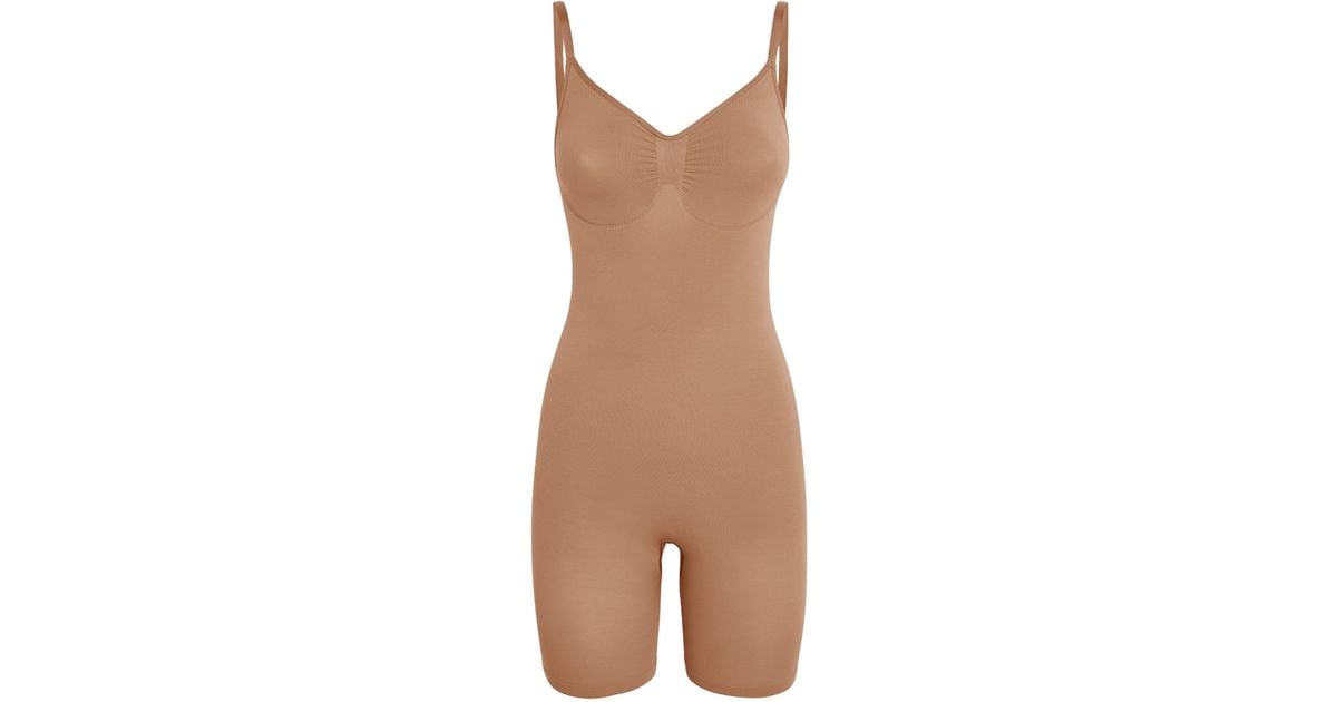 Womens Skims nude Seamless Sculpt Bodysuit