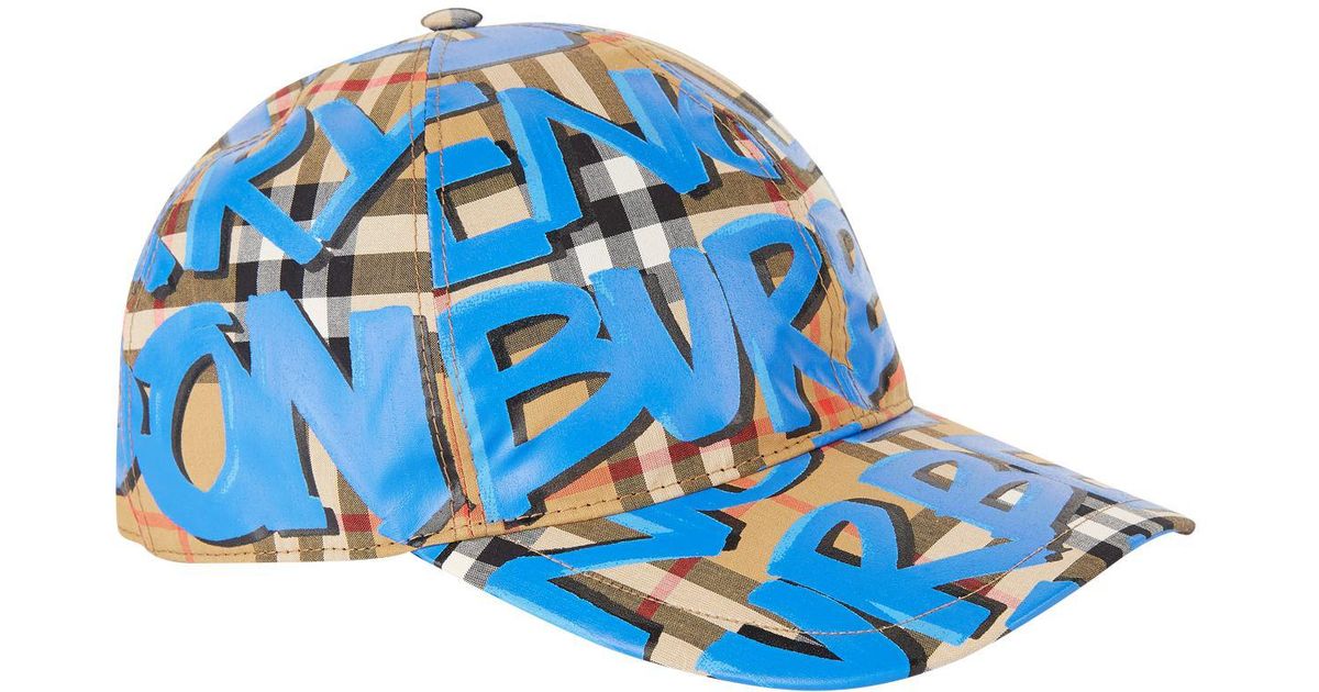 burberry graffiti cap