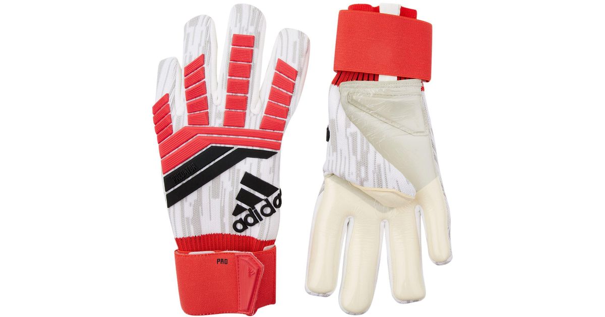 orange adidas football gloves