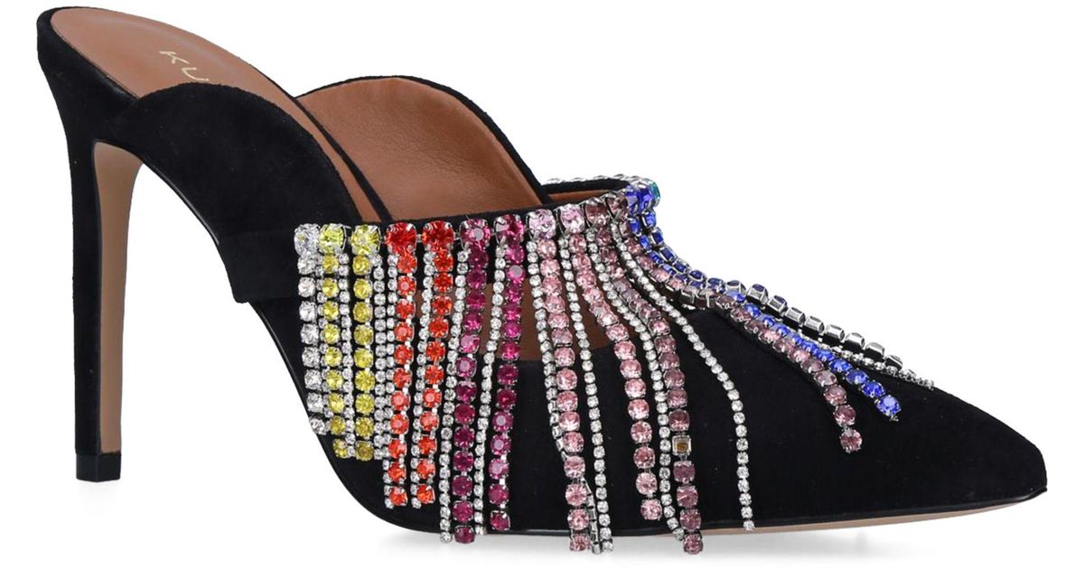 kurt geiger kita rainbow mules