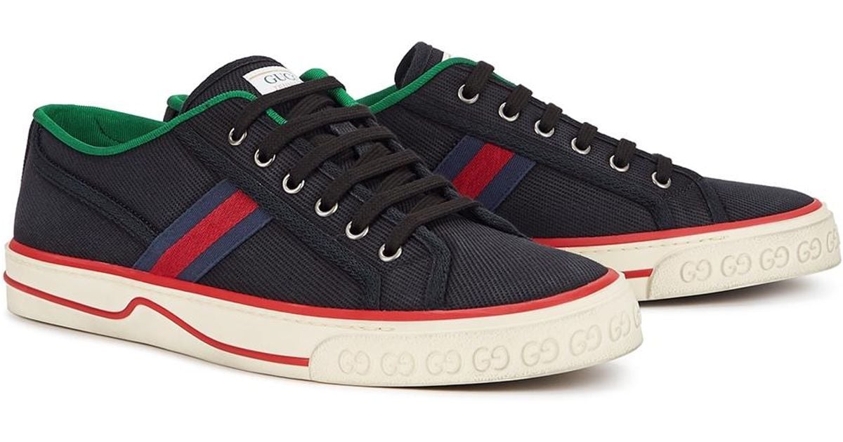 Gucci Tennis 1977 Black Canvas Sneakers for Men Lyst