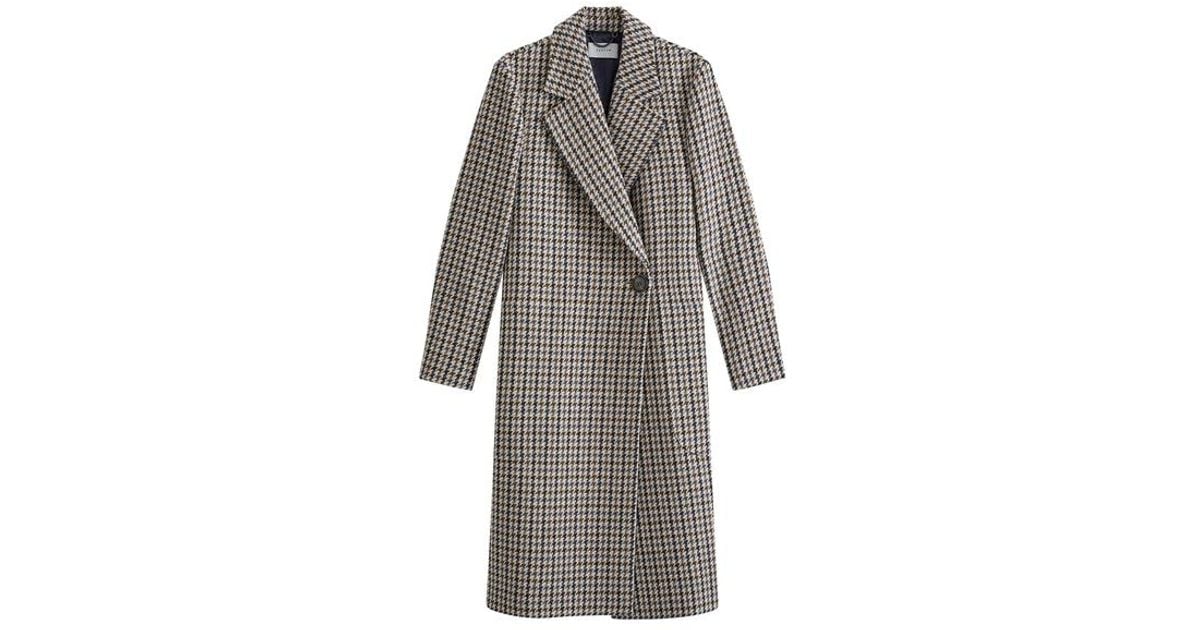 jigsaw dogtooth maxi coat