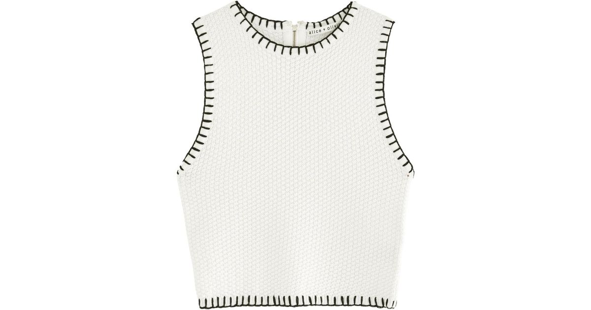 Gilet Sans Manches Alice + Olivia - Sweater Vest Neuf Sans étiquettes, Taille XS