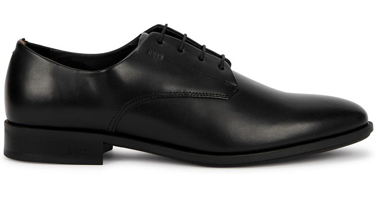 BOSS by HUGO BOSS Colby Leather Derby Shoes in Black for Men Lyst UK