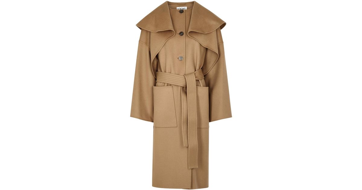 loewe coat camel