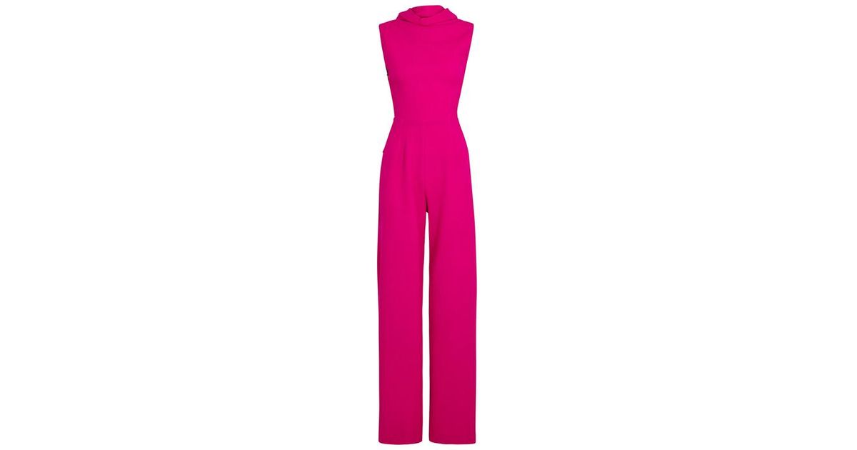 cerise pink jumpsuit
