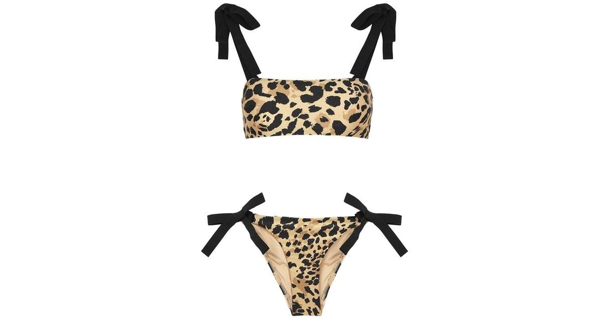 zimmermann leopard bikini